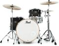 Click to learn more about the Pearl Decade Maple DMP943XP/C 3-piece Shell Pack - Satin Black Burst