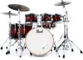 Click to learn more about the Pearl Decade Maple DMP927SP/C 7-piece Shell Pack with Snare Drum - Gloss Deep Red Burst
