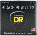 Click to learn more about the DR Strings BKE-10 Black Beauties K3 Coated Electric Guitar Strings - .010-.046 Medium
