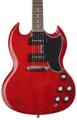 Click to learn more about the Epiphone SG Special P-90 Electric Guitar - Cherry Red