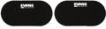 Click to learn more about the Evans PB2 Double Bass Drum Patch (pair) - Black Nylon