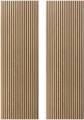 Click to learn more about the Primacoustic EcoScapes Slat Wall Panels - 32 inches x 98 inches, Veneer Pine (2-pack)