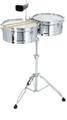 Click to learn more about the Gon Bops Fiesta Timbales Set - 14/15-inch with Stand