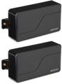 Click to learn more about the Fishman Fluence Herman Li Omniforce Pickup Set - Black Plastic