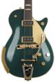 Click to learn more about the Gretsch G6128T-57 Vintage Select Edition '57 Duo Jet - Cadillac Green
