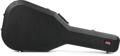 Click to learn more about the Gator Deluxe ABS Molded Acoustic Guitar Case - Black