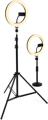 Click to learn more about the Gator 10-inch Ring Light Set with Desk and Tripod Stands (2-pack)