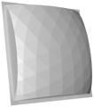 Click to learn more about the Auralex 4.5 inch GeoFusor 22 2x2 foot Fire Rated Sound Diffusor Panel (each)