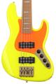 Click to learn more about the Fender MonoNeon Jazz Bass V - Fluorescent Yellow