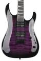 Click to learn more about the Jackson JS Series Dinky Arch Top JS32Q DKA HT Electric Guitar - Transparent Purple Burst