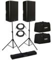 Click to learn more about the QSC K12.2 Powered Speaker Pair with Stands, Cables, and Bags