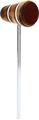 Click to learn more about the Low Boy Standard Leather Daddy Bass Drum Beater - Scorched, White Stripes