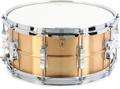 Click to learn more about the Ludwig Acro Brass Snare Drum - 6.5 x 14-inch - Brushed