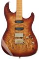 Click to learn more about the Sire Larry Carlton S10 HSS Electric Guitar - Natural Burst