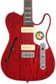 Click to learn more about the Sire Larry Carlton T7TM Electric Guitar - See Through Red, Rosewood Fingerboard