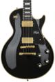 Click to learn more about the Gibson Custom 1968 Les Paul Custom Reissue Electric Guitar - Ebony
