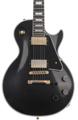 Click to learn more about the Gibson Custom Made to Measure Les Paul Custom Electric Guitar - Ebony, VOS