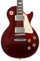 Click to learn more about the Gibson Les Paul Standard '50s Plain Top Electric Guitar - Sparkling Burgundy