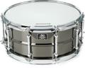 Click to learn more about the Ludwig Universal Black Brass Snare Drum - 6.5 inches x 14 inches - Polished