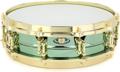 Click to learn more about the Ludwig Carl Palmer "Venus" Signature Snare Drum - 3.7 inches x 14 inches, Lacquered Green