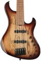 Click to learn more about the Ibanez Mode MDM1305 5-string Electric Bass Guitar - Natural Stained Amber Burst