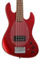 Click to learn more about the Sadowsky MetroExpress Vintage M 5-string Bass Guitar - Candy Apple Red, Morado Fingerboard