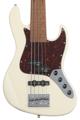 Click to learn more about the Sadowsky MetroExpress 21-fret Hybrid PJ 5-string Bass - Olympic White