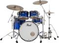 Click to learn more about the Pearl Masters Maple Pure 4-piece Shell Pack - Kobalt Blue Fade Metallic