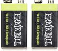 Click to learn more about the Ernie Ball USB-C Rechargeable Battery by Paleblue - 9V, 2-pack