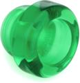 Click to learn more about the Pickett Acrylic Trumpet Mouthpiece Top - 1.5C, Transparent Apple Green