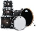 Click to learn more about the PDP Concept Maple 5-piece Shell Pack - Satin Charcoal Burst