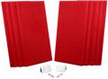 Click to learn more about the Auralex ProPanel ProKit-1 Acoustical Room Treatment System - Red SonoSuede