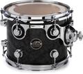 Click to learn more about the DW Performance Series Mounted Tom - 8 x 10 inch - Black Diamond FinishPly