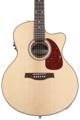 Click to learn more about the Seagull Guitars Performer Cutaway Mini-Jumbo Flame Maple Acoustic-electric Guitar - Natural