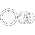 Click to learn more about the Remo Pinstripe Clear 5-piece Tom Drumhead Bundle w/ Powerstroke P3