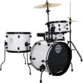 Click to learn more about the Ludwig Questlove Pocket Kit 4-piece Drum Set - Sugar Sparkle