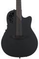 Click to learn more about the Ovation Pro Series Elite Tx E 2058-5 12-string Acoustic-electric Guitar - Black