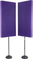 Click to learn more about the Auralex 3-inch ProMAX v2 24x48 inch Stand-mounted Acoustical Panel 2-pack - Purple