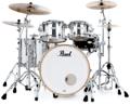 Click to learn more about the Pearl Music City Custom Reference One 5-piece Shell Pack - Mirror Chrome