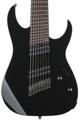 Click to learn more about the Ibanez RG Standard RGMS8 Multi-scale 8-string Electric Guitar - Black