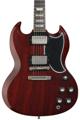 Click to learn more about the Gibson Custom 1961 Les Paul SG Standard Reissue Electric Guitar - Cherry Red, VOS