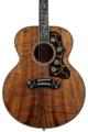 Click to learn more about the Gibson Acoustic Dealer Select SJ-200 Koa Acoustic Guitar - Natural