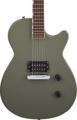 Click to learn more about the Gretsch Streamliner Jet Club 1 Pickup Electric Guitar - Olive Drab