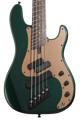 Click to learn more about the Dingwall Guitars SP1 5-string Electric Bass - Dark Candy Green