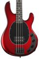 Click to learn more about the Ernie Ball Music Man StingRay Special Bass Guitar - Scoville Red, Sweetwater Exclusive