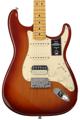 Click to learn more about the Fender American Professional II Stratocaster HSS - Sienna Sunburst with Maple Fingerboard