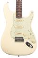 Click to learn more about the Fender American Professional Stratocaster Electric Guitar - Olympic White, Rosewood Fingerboard