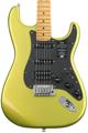 Click to learn more about the Fender American Ultra II Stratocaster HSS Electric Guitar - Solar Flare, Maple Fingerboard