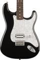 Click to learn more about the Fender Tom DeLonge Stratocaster Electric Guitar - Black