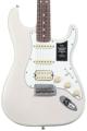 Click to learn more about the Fender Player II Stratocaster HSS Electric Guitar - White Blonde